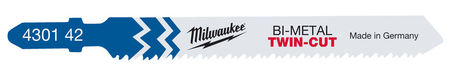 MILWAUKEE Pistosahanterä T123XF 75/2,5MM